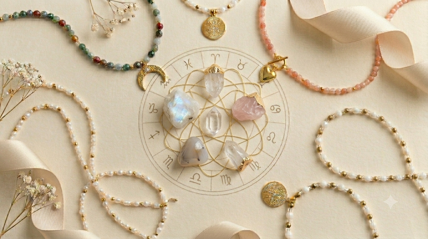 Kamienie naturalne dla znaków zodiaku – jak wybrać biżuterię z kamieniami dla swojego znaku?